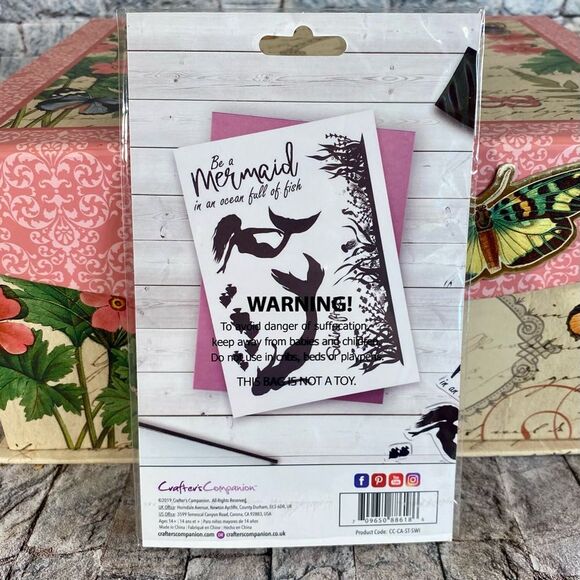 Crafter's Companion Clear Acrylic Swim Free 6 Pieces Handmade Cards Scrapbooking - Picture 3 of 3